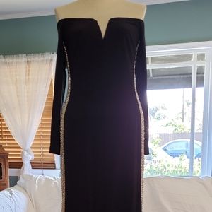 Xscape Black/sparkly  evening gown